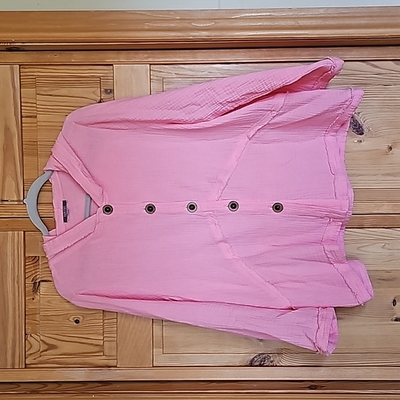 Habitat button-up hooded jacket. 100% cotton. - Picture 1 of 4